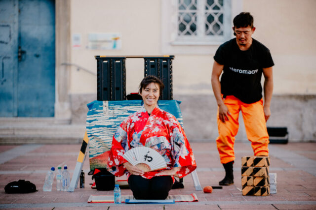 Duo HeroMacro beim Bravissimo Festival 2023.